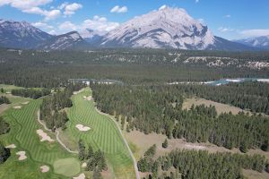 Banff Springs 7th Aerial